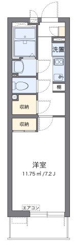 クレイノ港北Ⅱの間取り画像