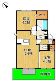 (仮称)D-ROOM別所町A棟の間取り画像