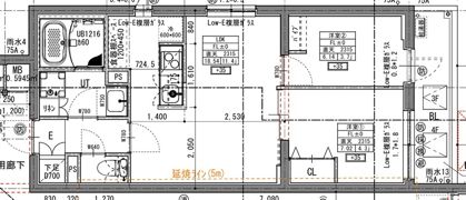 ラヴィエール住吉駅前の間取り画像
