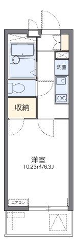 レオパレスプレステージ草加の間取り画像