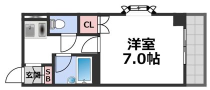 アベニューリップル新深江の間取り画像