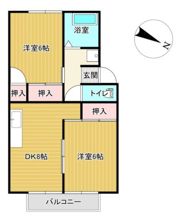 プレジール吟風の間取り画像