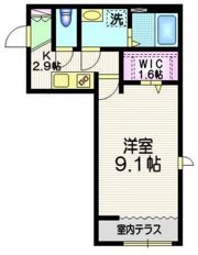 ラフィーネⅠの間取り画像