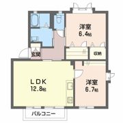 オリンピア寺町 Aの間取り画像