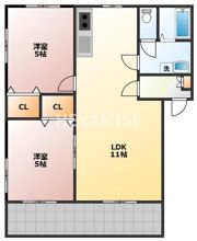 フレグランス諏訪の間取り画像