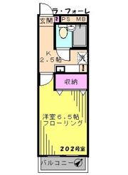 ラ・フォーレの間取り画像