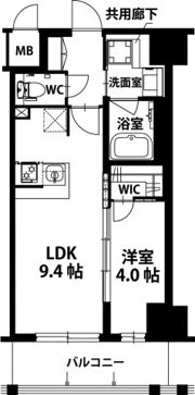 S-RESIDENCE神戸みなと元町aloの間取り画像