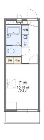 レオパレスクリスタ住吉の間取り画像