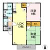 リッツハウス新堀 B棟の間取り画像