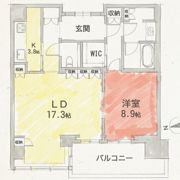グラングリーン大阪 THE NORTH RESIDENCEの間取り画像