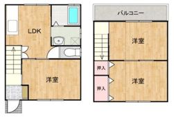 サンスマイルⅠの間取り画像