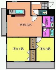 ボヌールみささの間取り画像