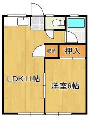 パラシオン折尾の間取り画像