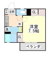 フルール岡本の間取り画像