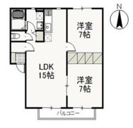 ピュアローズ Bの間取り画像