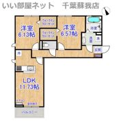 アメニティーなかにしⅣの間取り画像