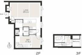 THE GRANDUO KAMIMEGUROの間取り画像