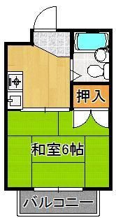 パレーシャル清水の間取り画像
