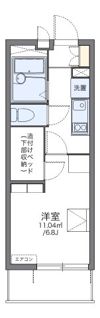 レオパレス辻町Ⅱの間取り画像