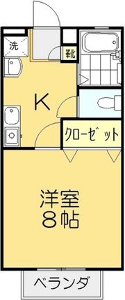 ダンディライオン西市 Aの間取り画像