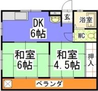 コーポ前田の間取り画像