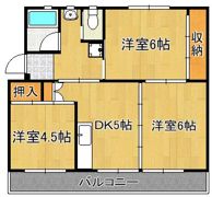ビレッジハウス本城4号棟の間取り画像