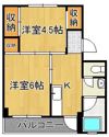 ビレッジハウス門司白野江2号棟の間取り画像