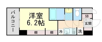 リブネスコート大阪大学前の間取り画像