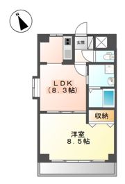 プリオールAの間取り画像