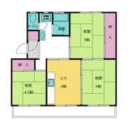 沼津原団地 4号棟の間取り画像