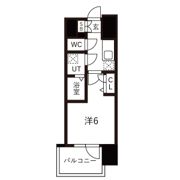 レジュールアッシュOSAKAGATEWAYの間取り画像