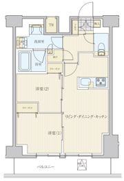 リビオメゾン南砂町の間取り画像