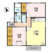 セジュールねごやの間取り画像