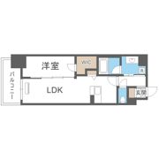 Alivis桜川の間取り画像