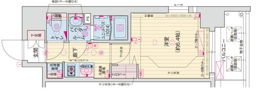 プレサンス淡路駅前の間取り画像