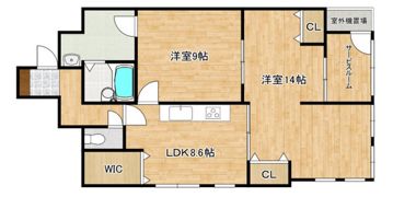 FORWEST千同の間取り画像