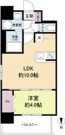 エス・キュート南森町の間取り画像