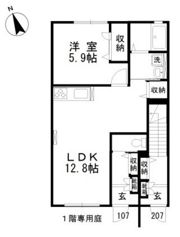 グランハイムの間取り画像