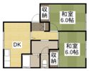 清水コーポFの間取り画像