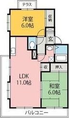 井上マンションの間取り画像