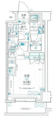 デュオステージ武蔵関の間取り画像