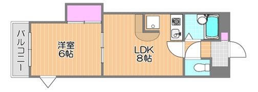 スプランドゥール野田屋町の間取り画像