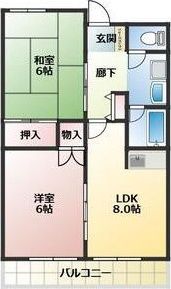 第32オーシャンハイツの間取り画像