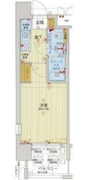 ライジングコート深江本町フラワーパークの間取り画像