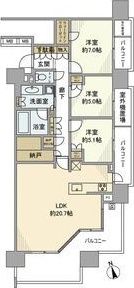 プラウド平針の間取り画像