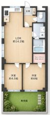 サンライズ立川の間取り画像