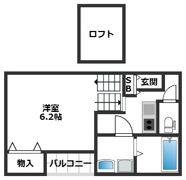 Prestige三宮東の間取り画像