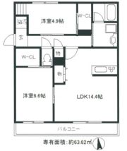 リラフォートの間取り画像