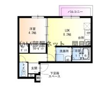 フジパレス津田駅前Ⅱ番館の間取り画像