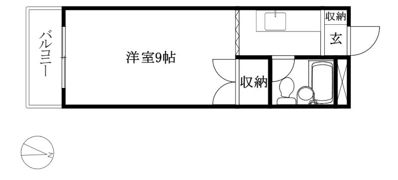 オックスフォードサーカス南市駅の間取り画像